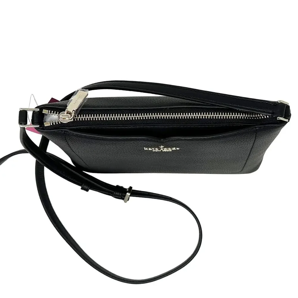 Kate Spade Harlow Crossbody Purse Black Leather WKR00058